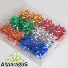 SELF-STICKING STAR METAL 2" IN MIXED COLOURS (24PCS/PACK)