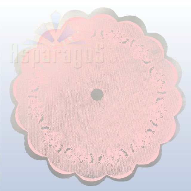PAINTED ROUND CELLOPHANE 50CM/BABY PINK/LILY (50PCS/PACK)