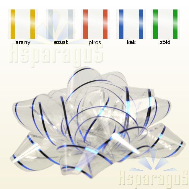 SELF-STICKING STAR TRANSPARENT 3,5" IN MIXED COLOURS (50PCS/PACK)