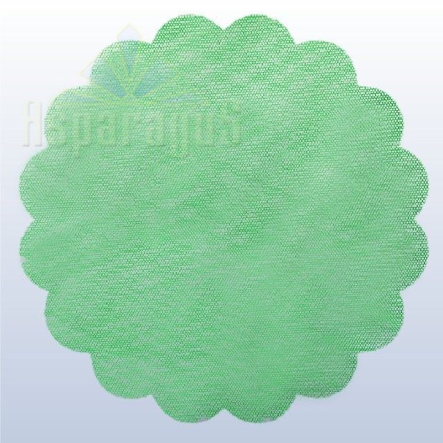 PAINTED ROUND CELLOPHANE 70CM/GRASS GREEN/TULLE (50PCS/PACK)