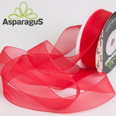 ORGANSA RIBBON 25MMX25M/RED