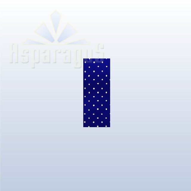 CELLOPHANE GIFT BAG METALLIC 10X25CM/ROYAL BLUE/DOTTED (50PCS/PACK)