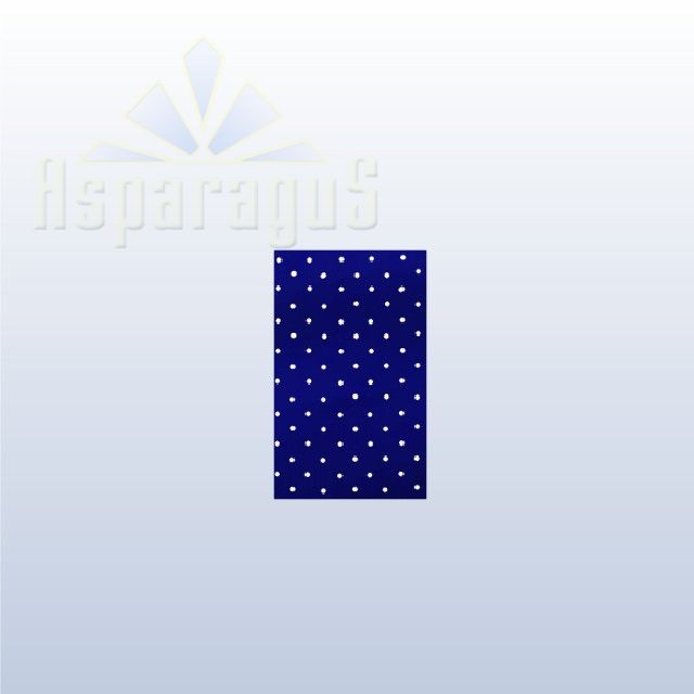 CELLOPHANE GIFT BAG METALLIC 15X25CM/ROYAL BLUE/DOTTED (50PCS/PACK)