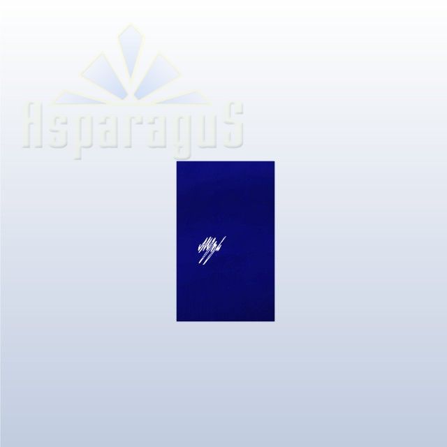 CELLOPHANE GIFT BAG METALLIC 15X25CM/ROYAL BLUE/ZIGZAG (50PCS/PACK)