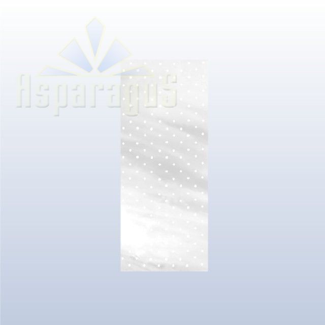 CELLOPHANE GIFT BAG 10X45CM/PEARL/DOTTED (50PCS/PACK)