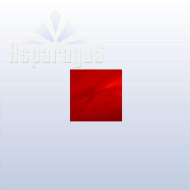 CELLOPHANE GIFT BAG METALLIC 20X20CM/RED/NATURAL (50PCS/PACK)