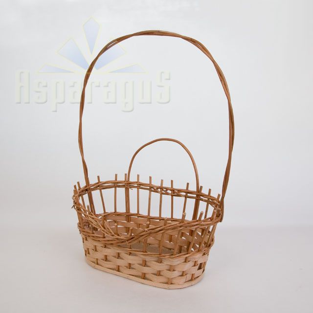 GIFT BASKET D: 13,5x27CM WITH HANDLE: 43CM