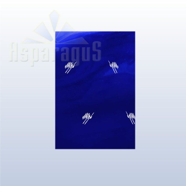 CELLOPHANE GIFT BAG METALLIC 30X45CM/ROYAL BLUE/ZIGZAG (50PCS/PACK)