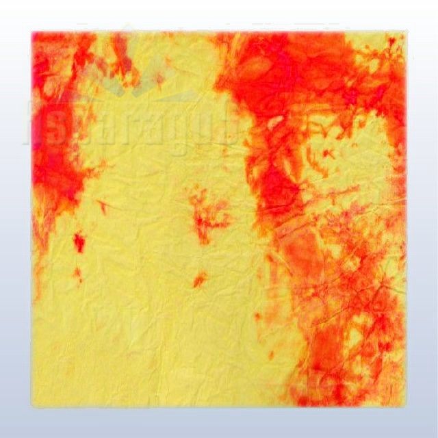 DIPPED PAPER 60X80CM SHEET/YELLOW-RED (5PCS/PACK)