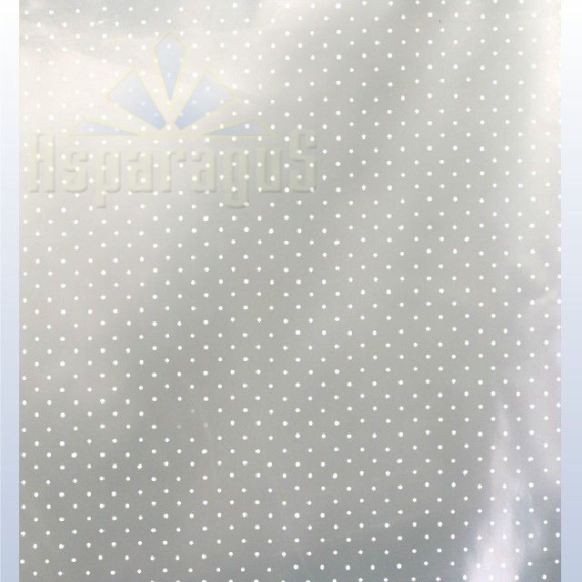 CELLOPHANE SHEET 80X120CM PAINTED/WHITE/DOTTED (50PCS/PACK)