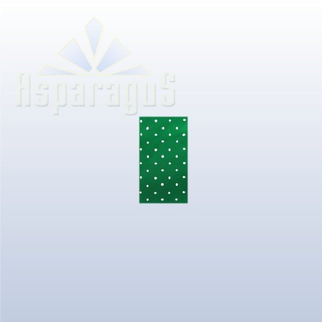 CELLOPHANE GIFT BAG METALLIC 10X20CM/GRASS GREEN/DOTTED (50PCS/PACK)