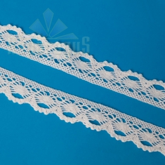 LACE ROLL 30MMX5Y/ WHITE