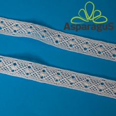 LACE ROLL 25MMX5Y/ WHITE