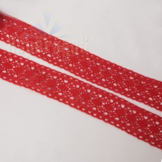 LACE ROLL 38MMX5Y/ RED
