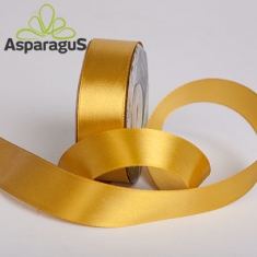 SATIN RIBBON 25MMX20M/ SHINY GOLD