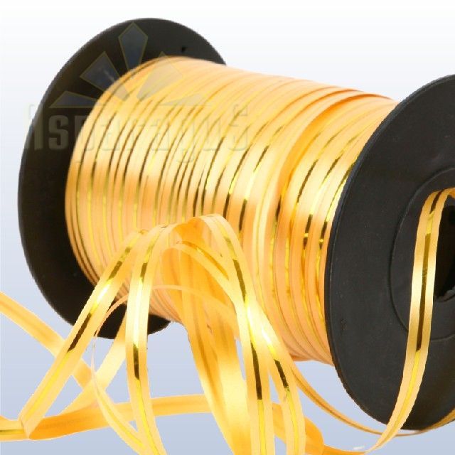 LIGAMENT WITH GOLD STRIPE 0,5CMX250Y/GOLD