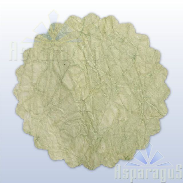 DIPPED PAPER 50 CM ROUND/APPLE GREEN (5PCS/PACK)
