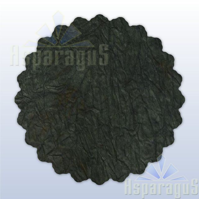 DIPPED PAPER 50 CM ROUND/DARK GREEN (5PCS/PACK)