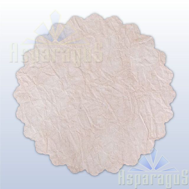 DIPPED PAPER 50 CM ROUND/BEIGE (5PCS/PACK)