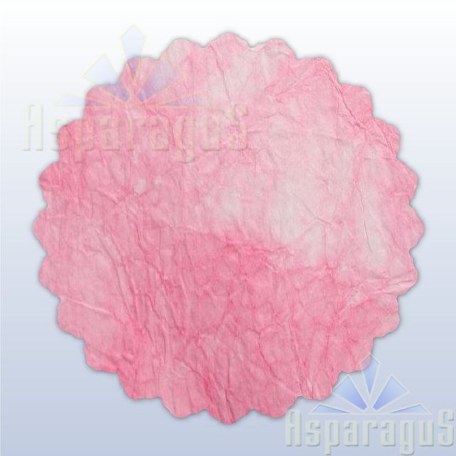 DIPPED PAPER 60 CM ROUND/PINK (5PCS/PACK)