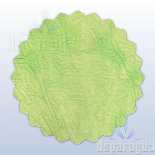 DIPPED PAPER 60 CM ROUND/NEON GREEN (5PCS/PACK)