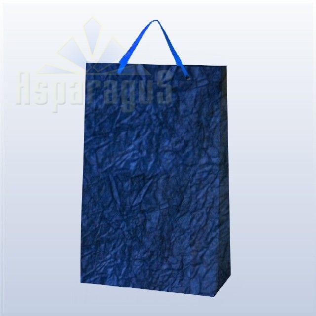 PAPER BAG WITH HANDLES 7X16X25CM/DARK BLUE