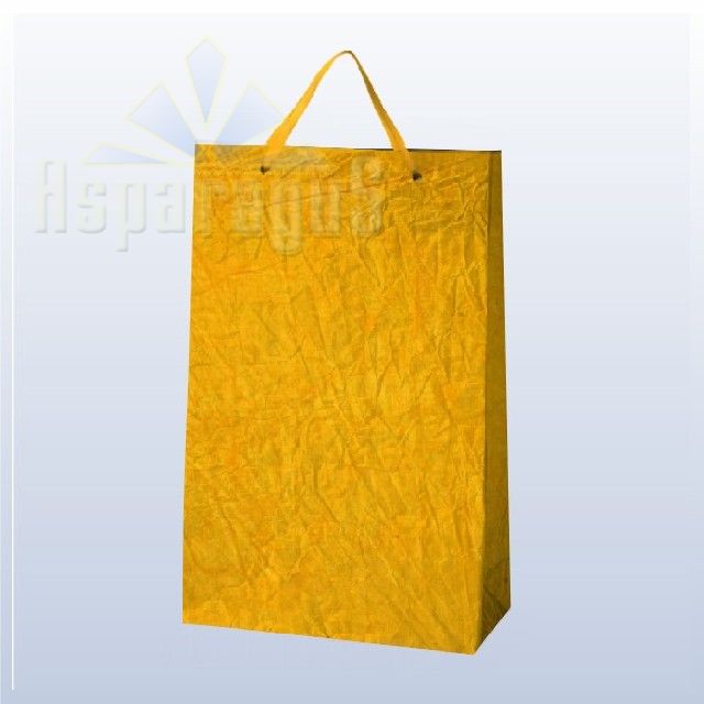 PAPER BAG WITH HANDLES 7X16X25CM/SUN YELLOW