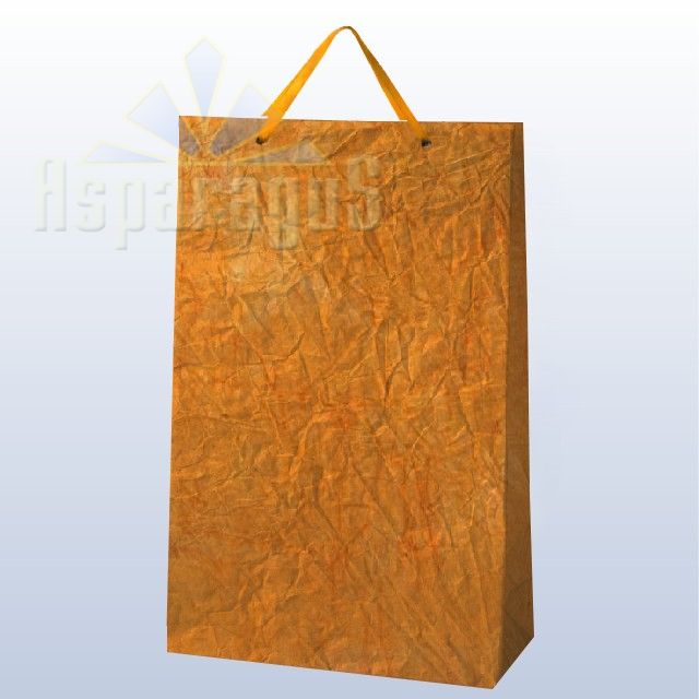 PAPER BAG WITH HANDLES 9,5X23X40CM/MEDIUM ORANGE