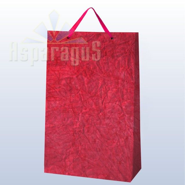 PAPER BAG WITH HANDLES 9,5X23X40CM/CYCLAMEN