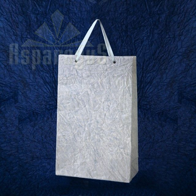 PAPER BAG WITH HANDLES 5X11X17CM/LIGHT BLUE