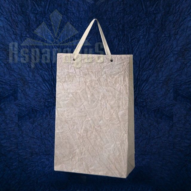 PAPER BAG WITH HANDLES 5X11X17CM/BEIGE