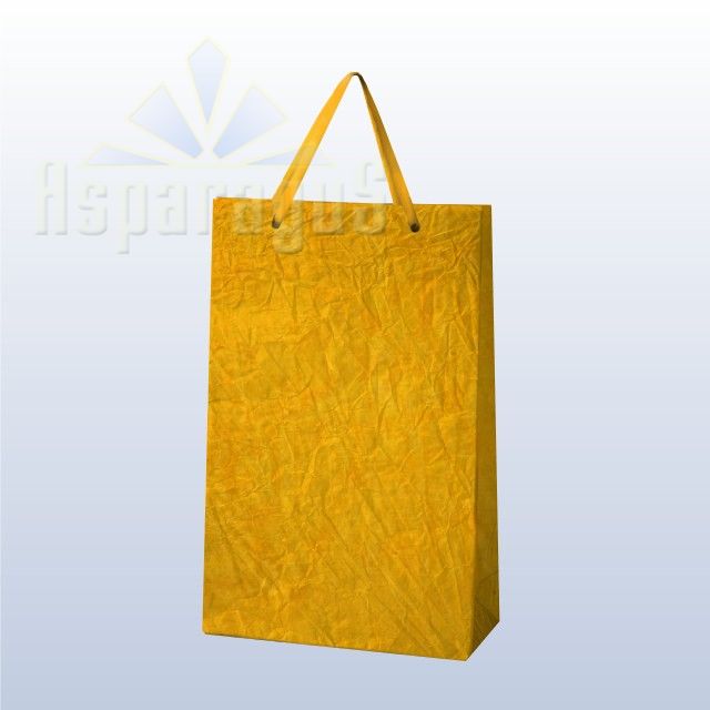 PAPER BAG WITH HANDLES 5X11X17CM/SUN YELLOW