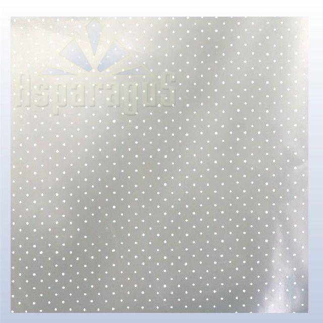 CELLOPHANE SHEET 70X70CM PAINTED/WHITE/DOTTED (50PCS/PACK)