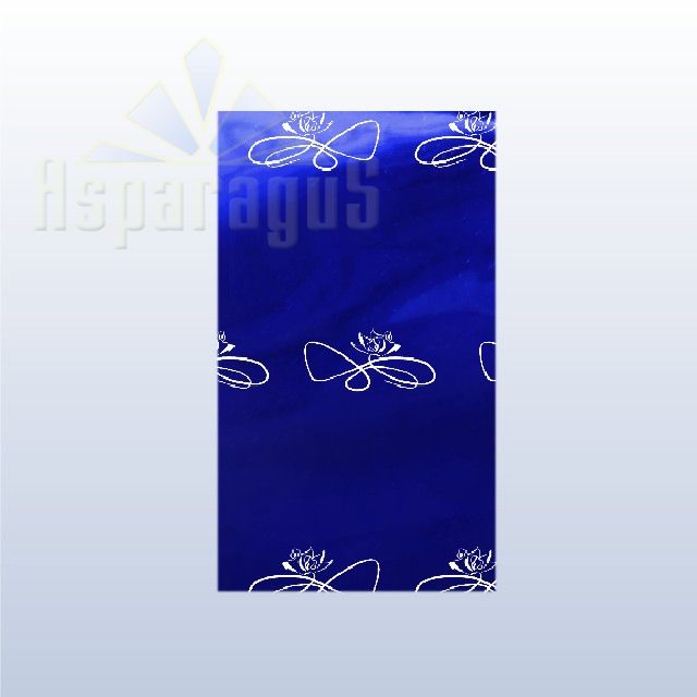 CELLOPHANE GIFT BAG METALLIC 25X50CM/ROYAL BLUE/HOUSELEEK (50PCS/PACK)