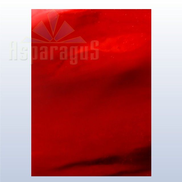 CELLOPHANE SHEET 50X70CM/METAL/RED (10PCS/PACK)