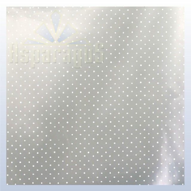 CELLOPHANE SHEET 80X80CM PAINTED/WHITE/DOTTED (50PCS/PACK)