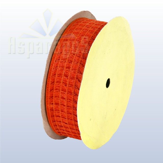 WIRED AND MESHED DECORATIVE RIBBON 4CMX10M/COPPER