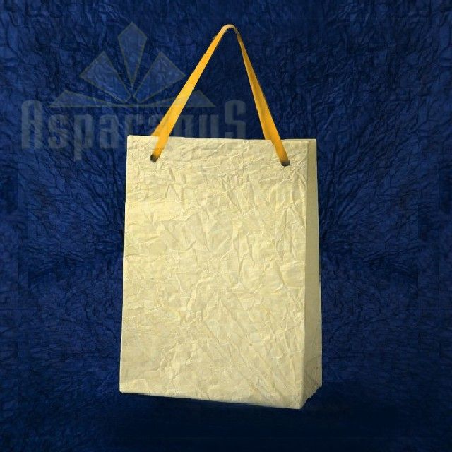 PAPER BAG WITH HANDLES 9X11X13CM/CREAM