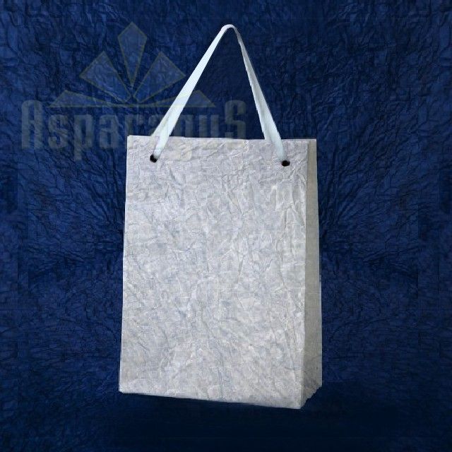 PAPER BAG WITH HANDLES 9X11X13CM/LIGHT BLUE