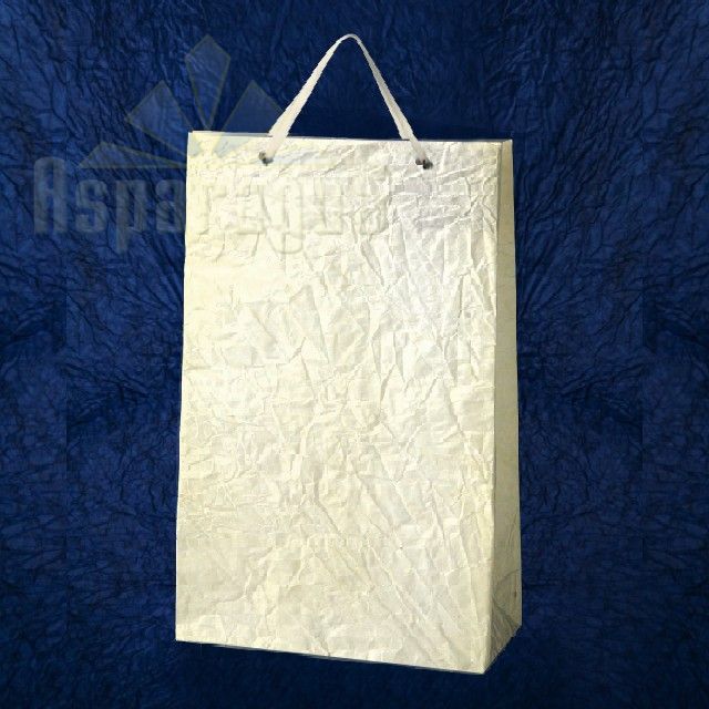 PAPER BAG WITH HANDLES 9,5X23X27CM/IVORY