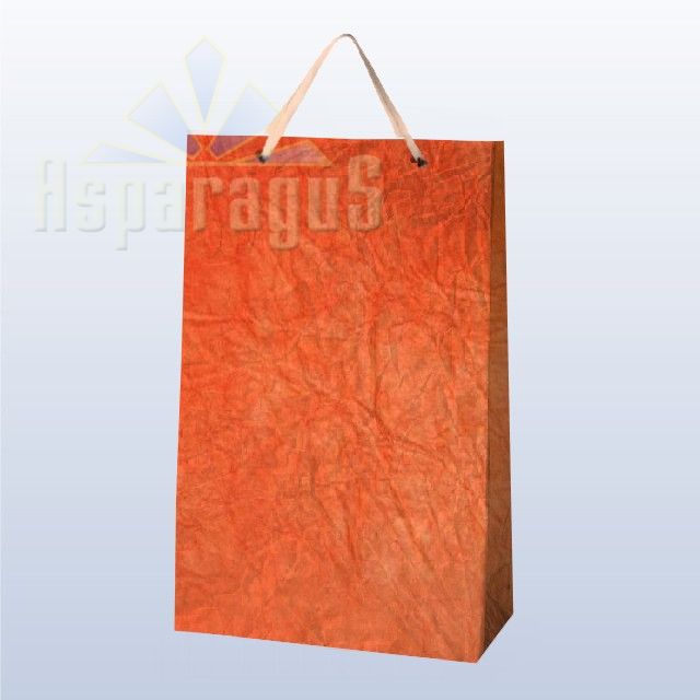 PAPER BAG WITH HANDLES 9,5X23X27CM/DARK PEACH