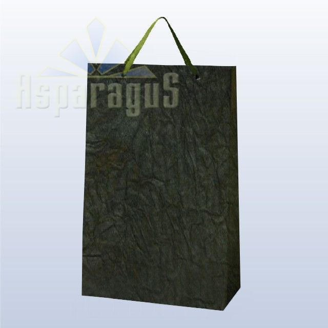 PAPER BAG WITH HANDLES 9,5X23X27CM/DARK GREEN
