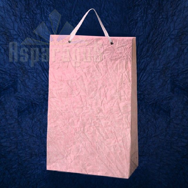 PAPER BAG WITH HANDLES 9,5X23X27CM/PINK