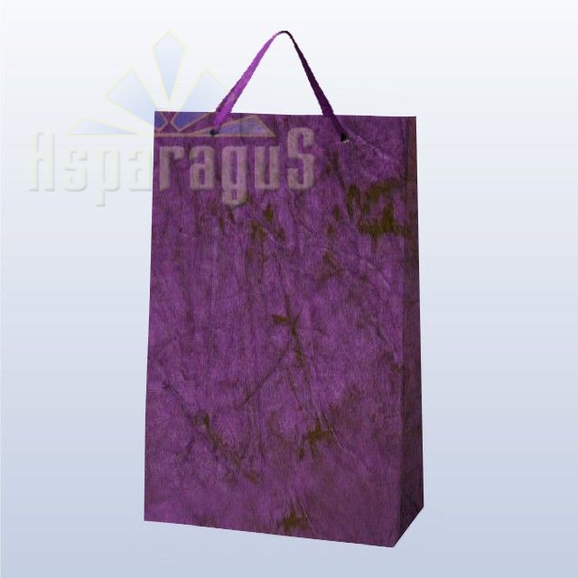 PAPER BAG WITH HANDLES 9,5X23X27CM/DARK PURPLE