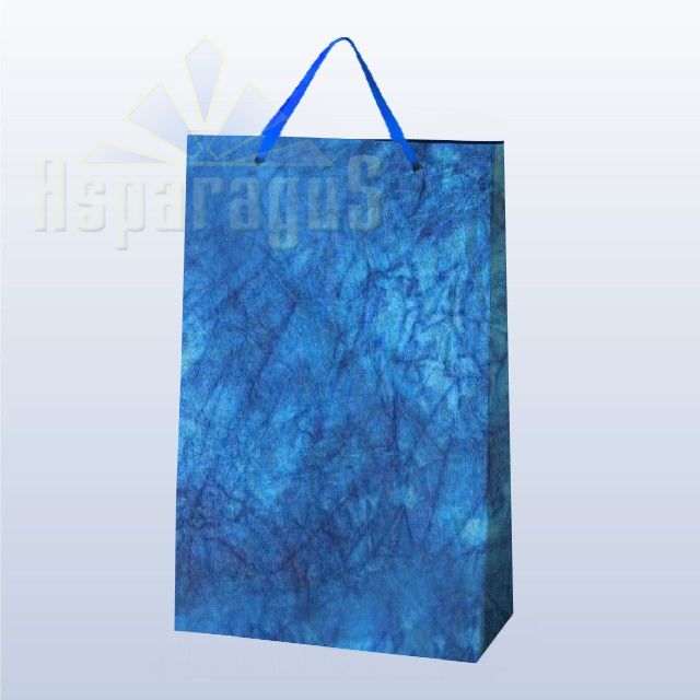 PAPER BAG WITH HANDLES 9,5X23X27CM/MEDIUM BLUE