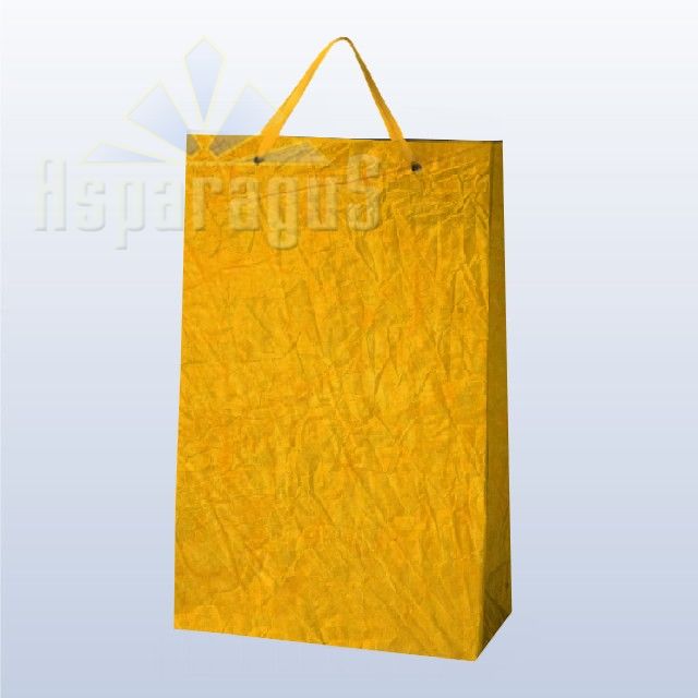 PAPER BAG WITH HANDLES 9,5X23X27CM/SUN YELLOW