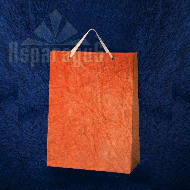 PAPER BAG WITH HANDLES 7X16X15CM/DARK PEACH