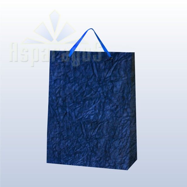 PAPER BAG WITH HANDLES 7X16X15CM/DARK BLUE