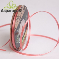 SATIN RIBBON 3MMX25M/ ROSE GOLD