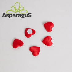 SELF-STICKING HEARTS 2CM/ RED (30PCS/PACK)